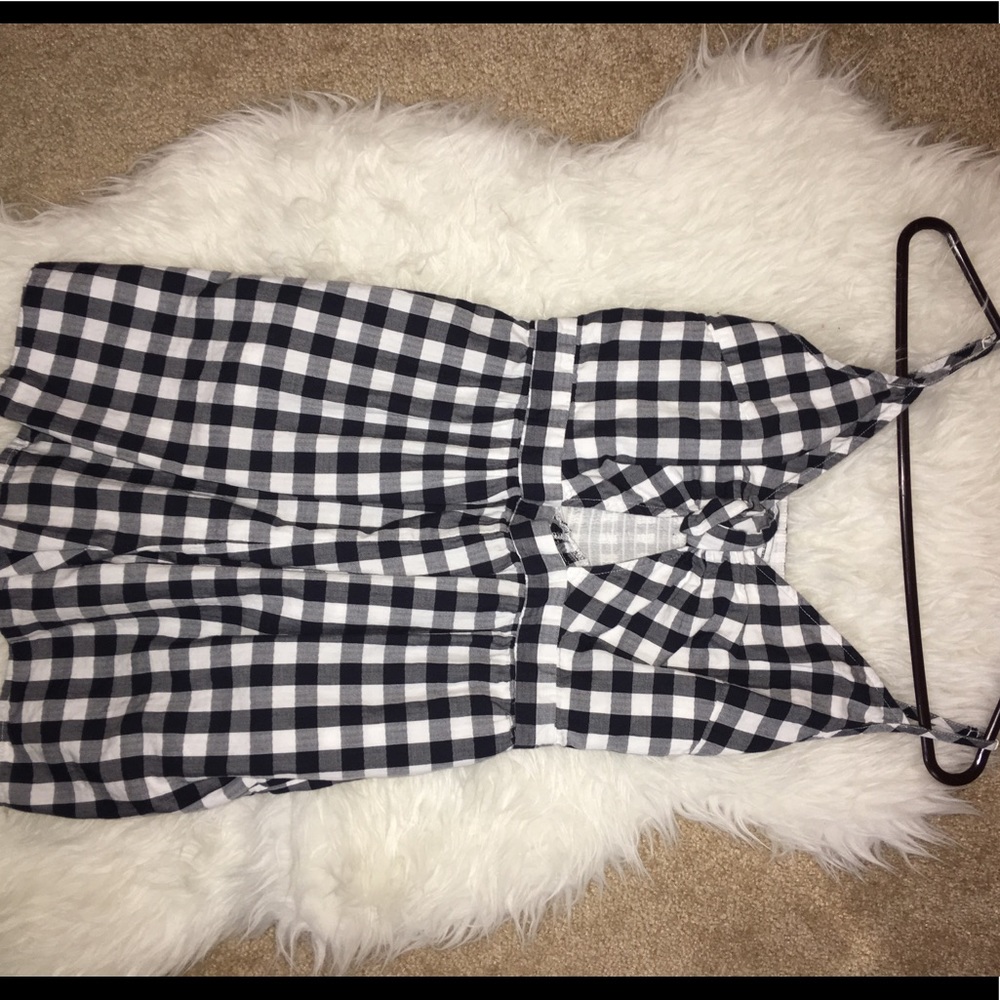 Gingham romper